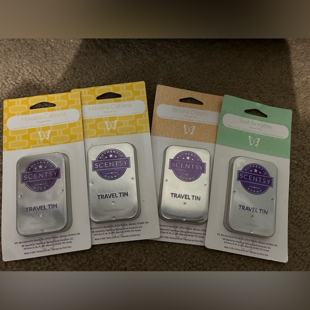 Scentsy travel tins